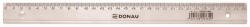 DONAU Vonalzó, műanyag, 30 cm, DONAU (7053001PL-00) - pepita