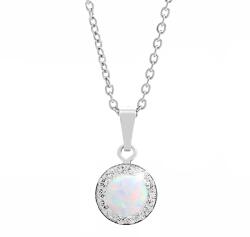 JSB Bijoux Opál Swarovski White kristálykövekkel 92300040wh (Ag925/1000, 1, 86 g)