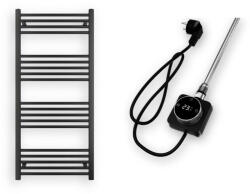 Nero Italia Italia - Elektromos Törölközőszárító Radiátor - 60x130 cm, Fekete