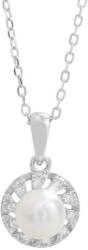 JSB Bijoux folyami gyöngy, Crystal, cirkónium kristály 92300576cr (Ag925/1000, 2, 43 g)