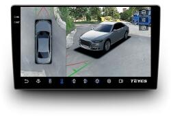 T'EYES CC3 2K 360° autós navigáció Nissan Terrano 3 2014-2022 6+128GB 9.5" QLED Octa-core 2Ghz, Android 4G Bluetooth 5.1 DSP