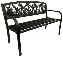  IMPORT 250kg 128X58X90cm kerti pad fekete, DUCK