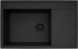 Pyramis Camea chiuvetă din granit 79x50 cm negru 070168402 (070168402) Chiuveta