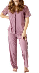 Nicol Da Re Pijama dama Nicol Da Re Camille Berry Bambus pantaloni lungi maneca dantela XL Roz (modhk3110berry-xl)