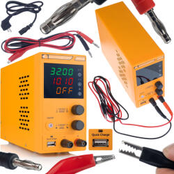  Tápegység AmpPulse RAPEP-15002 - Szabályozható 0-150V, 2A | Pontosság 0, 01V/0, 001A | Labor, Elektrolízis