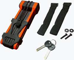 Gerda Lacăt pentru bicicletă GERDA Fold 1200W Neo foldable black/orange
