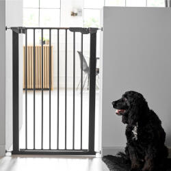  DogSpace Bonie extra magas kutya korlát 105 cm fém - fekete