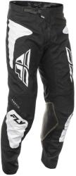 FLY Racing Kinetic Sym motokrossz nadrág fekete-fehér