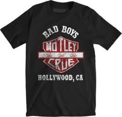Mötley Crüe Bad Boys Shield Black XL Ing (MOTTEE34MB04)