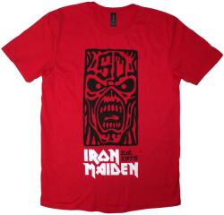 Iron Maiden Est. 1975 Stamp Logo Black Red M Ing (IMTEE189MR02)