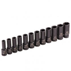STELS Hosszított Gépi Dugókulcs Készlet - 12 részes - 1/2" (855963758)