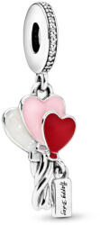 Pandora Moments Szívecskés ezüst charm (798076CZ)
