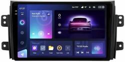 T'EYES CC3 2K 360°-os autós navigáció Fiat Sedici 2005-2014, 6+128GB 9.5" QLED Octa-core 2Ghz, Android 4G Bluetooth 5.1 DSP