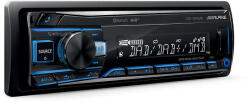Alpine Rádió USB bemenettel és Bluetooth funkcióval Digitális médiavevő DAB-bal és Bluetooth-szal UTE-204DAB