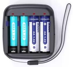 XTAR BC4 1, 2V/1, 5V Ni-Mh/Li-ion AA ceruza AAA mikro akkumulátor töltő (Xtar-BC4)