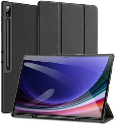 Dux Ducis Samsung Tab S10 Ultra LTE DUX DUCIS DOMO tok álló, bőr hatású aktív FLIP, ceruza tartó, FEKETE (Bontott! ) (GP-162913_90)