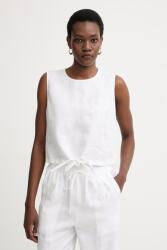 Twinset top női vászon - fehér 36