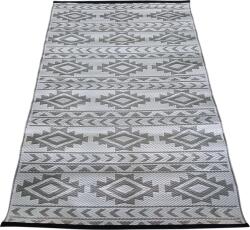 TEMPO KONDELA Covor de terasă, gri/alb/model, 120x207, MEIRIN TYP 2 Covor