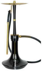 Oduman Artemis Hookah Gold-black Body-Black Glass