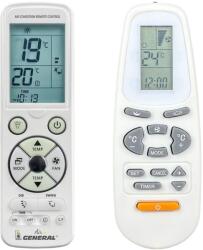 General YORK YHKB07FS, YHKB09FS, YHKB12FS, YHKA07, YHKA09, YHKA12 - telecomandă de lux retroiluminată