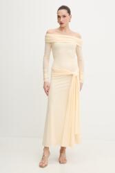 Bardot ruha - bézs L - answear - 30 990 Ft