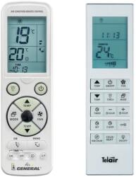 General TELAIR Ultra Comfort 6000, Dualclima, Silent Plus 5900 H, e-Van, Ice S2800 - telecomandă de lux retroiluminată