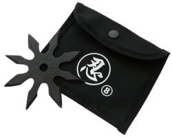 Depox Stea de aruncat, Ninja Warrior, 8 colturi, metalic, negru, 10 cm (0515)