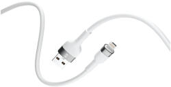 Forever rugalmas USB-Lightning kábel 1, 0 m, 2, 4 A, fehér (157374)