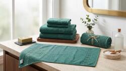 Ralex Pucioasa Prosop horeca bumbac 500 GSM Greek Border-lotus mirage (RPU-109617) Prosop