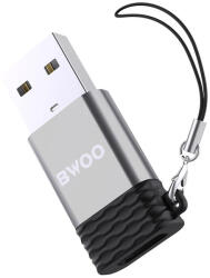 BWOO USB-C-USB OTG adapter BZ-38 szürke (BZ-38)