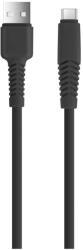 SETTY microUSB kábel fekete 3M 2A (KSA-M-321)