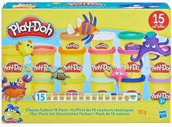 Hasbro Play-Doh: set de plastilină, 15 piese, culori clasice - Hasbro (F8150)