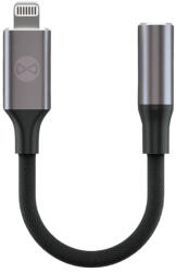 Forever audio átalakító AJL-01 Lightning-3, 5 mm jack, fekete (158282)