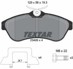 TEXTAR Fékbetét készlet TEXTAR 2340902 for CITROËN (2340902)