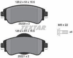 TEXTAR Fékbetét készlet TEXTAR 2522001 for CITROËN (2522001)