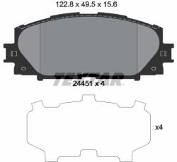TEXTAR Fékbetét készlet TEXTAR 2445101 for TOYOTA (2445101)