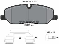 TEXTAR Fékbetét készlet TEXTAR 2419101 for LAND ROVER (2419101)