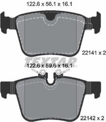 TEXTAR Fékbetét készlet TEXTAR 2214101 for JAGUAR, LAND ROVER, VOLVO, POLESTAR (2214101)