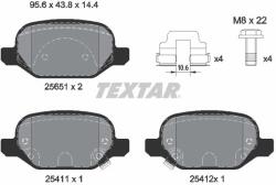 TEXTAR Fékbetét készlet TEXTAR 2565101 for FIAT, CHRYSLER (2565101)