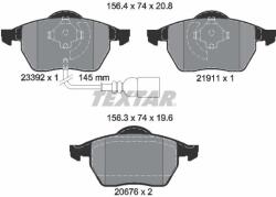 TEXTAR Fékbetét készlet TEXTAR 2339201 for VW, SEAT, SKODA, AUDI (2339201)