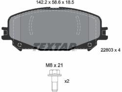 TEXTAR Fékbetét készlet TEXTAR 2280301 for MITSUBISHI, RENAULT (2280301)
