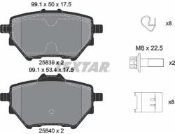 TEXTAR Fékbetét készlet TEXTAR 2583901 for CITROËN, PEUGEOT, TOYOTA, BYD, … (2583901)