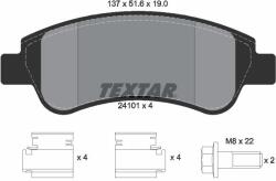 TEXTAR Fékbetét készlet TEXTAR 2410101 for CITROËN, PEUGEOT (2410101)