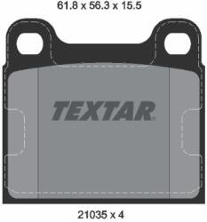 TEXTAR Fékbetét készlet TEXTAR 2103501 for MERCEDES-BENZ (2103501)