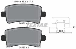 TEXTAR Fékbetét készlet TEXTAR 2442101 for OPEL, GENERAL MOTORS, CHEVROLET, BUICK, … (2442101)