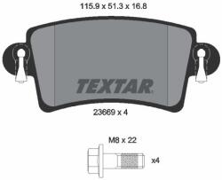 TEXTAR Fékbetét készlet TEXTAR 2366901 for OPEL, RENAULT, VAUXHALL, GENERAL MOTORS, … (2366901)