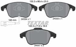 TEXTAR Fékbetét készlet TEXTAR 2433401 for AUDI, SEAT, SKODA, VW (2433401)