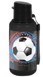 PASO Sticlă de apă, model Football Team, negru -Paso 500 ml