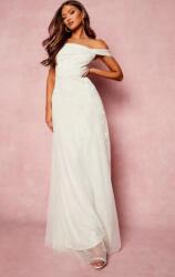 Boohoo Esküvői Ruha Flitteres Tüll Ivory 3XL 46-OS 46-OS (FZZ69856)