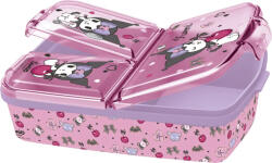 Hello Kitty Kuromi több rekeszes uzsonnás doboz, szendvicsdoboz (STF88320) - oliviashop